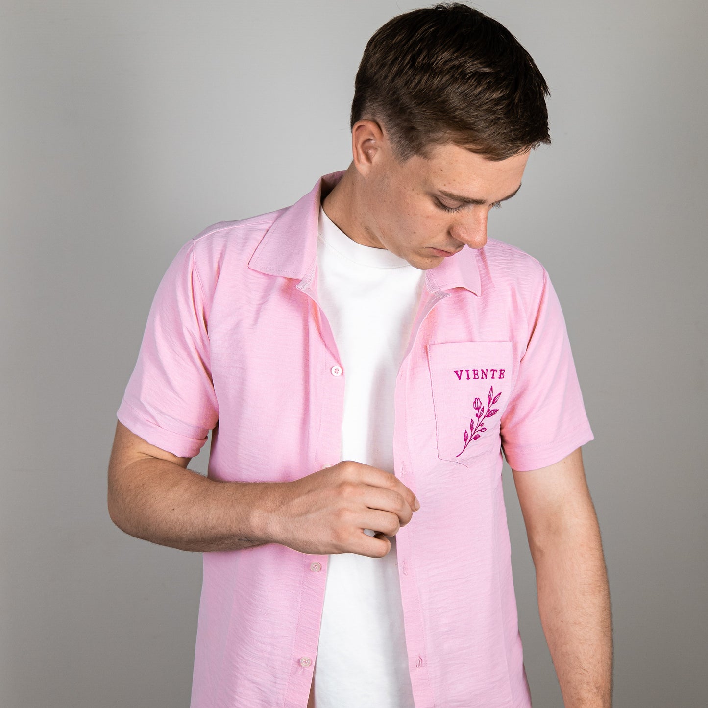 Mediterranean Blouse Men - Pink