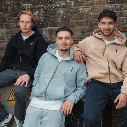 Equal Black - Full-Zip Hoodie