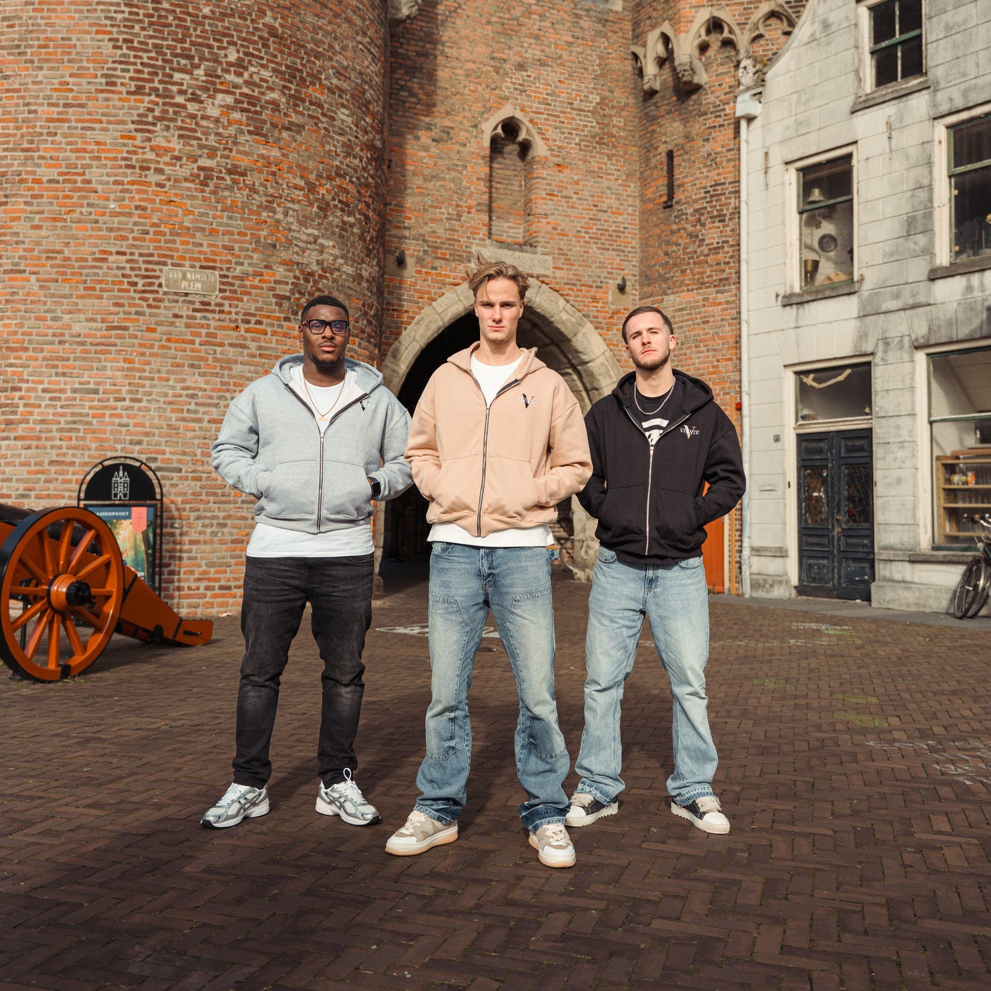 Equal Black - Full-Zip Hoodie