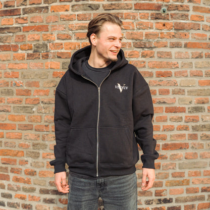 Equal Black - Full-Zip Hoodie