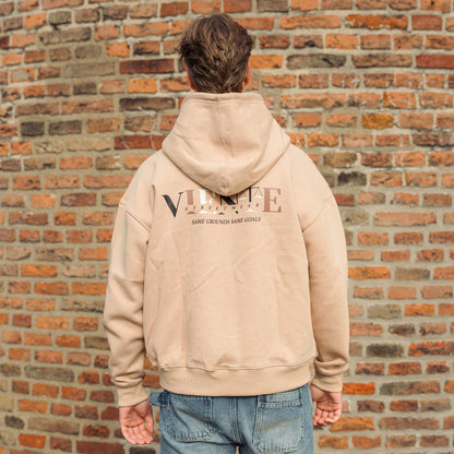 Equal Beige - Full-Zip Hoodie
