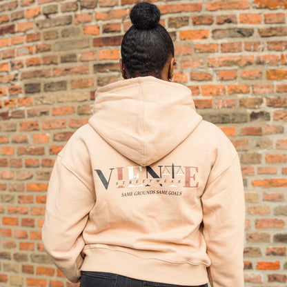 Equal Beige - Full-Zip Hoodie