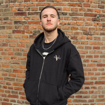Equal Black - Full-Zip Hoodie