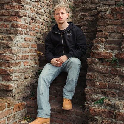 Equal Black - Full-Zip Hoodie