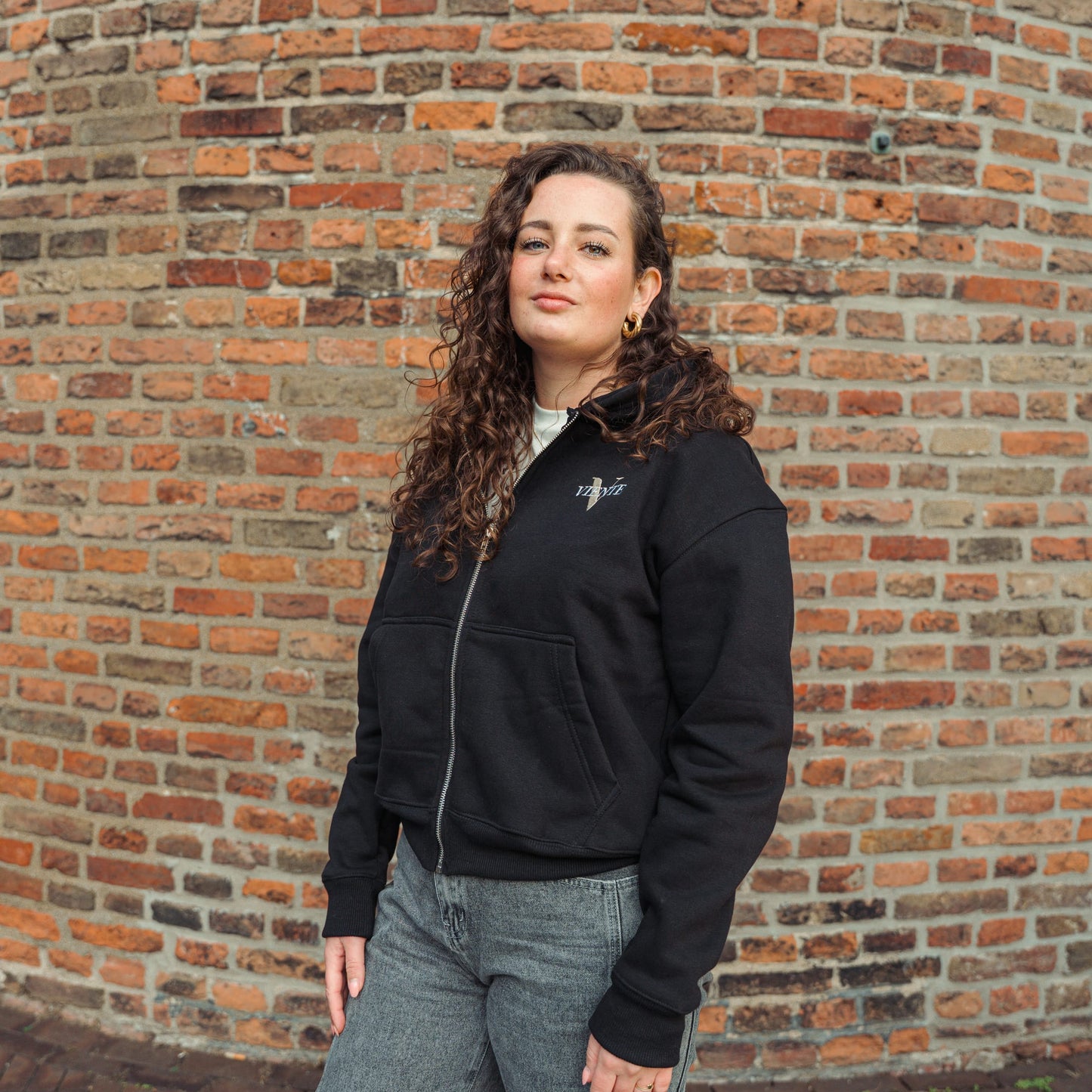 Equal Black - Full-Zip Hoodie